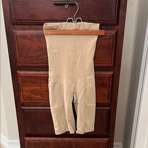 SPANX Nude High-Waist Mid-Thigh Shaper Shorts